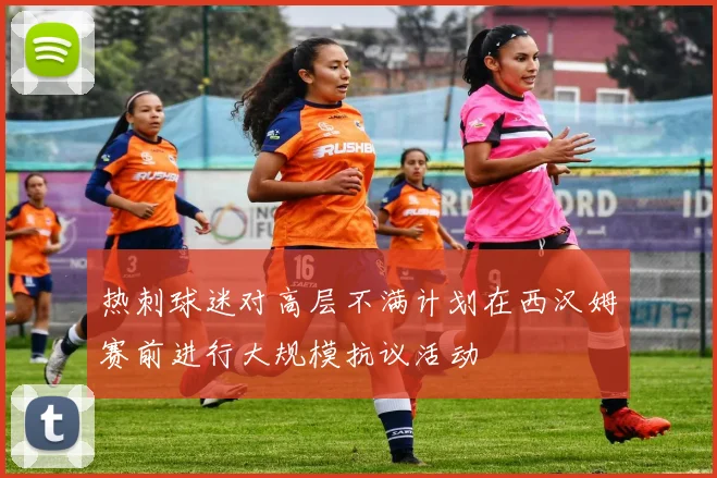 热刺球迷对高层不满计划在西汉姆赛前进行大规模抗议活动